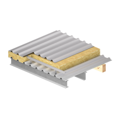 Double-skin profile roof Double-skin profile roof