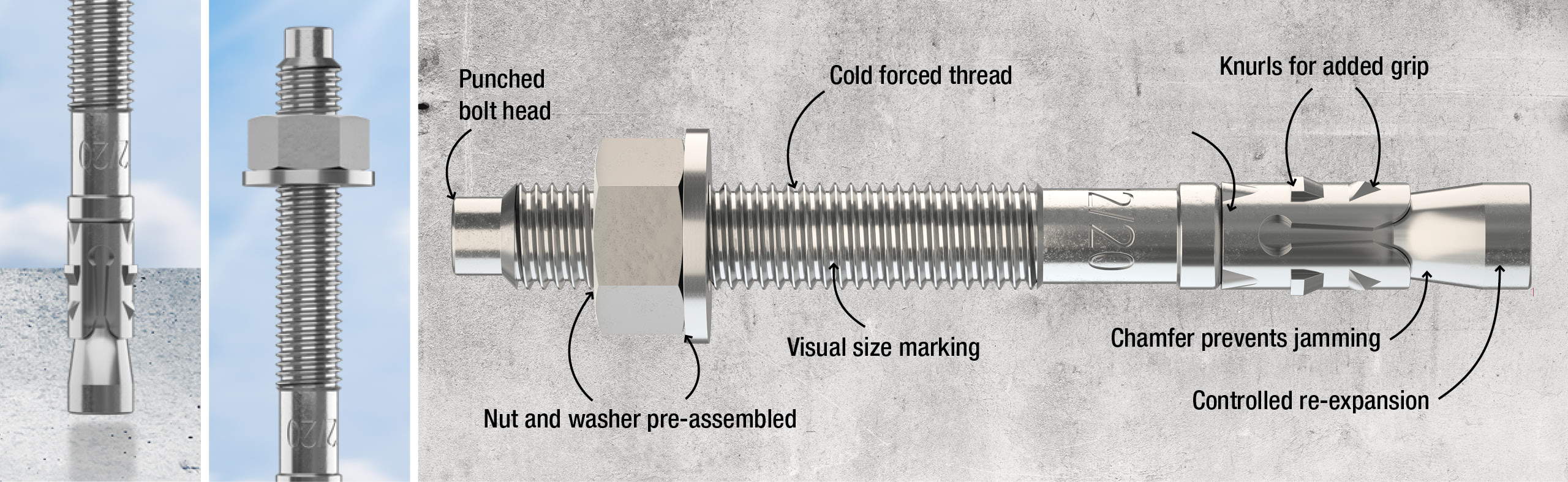 Option 7 Throughbolts EJOT UK